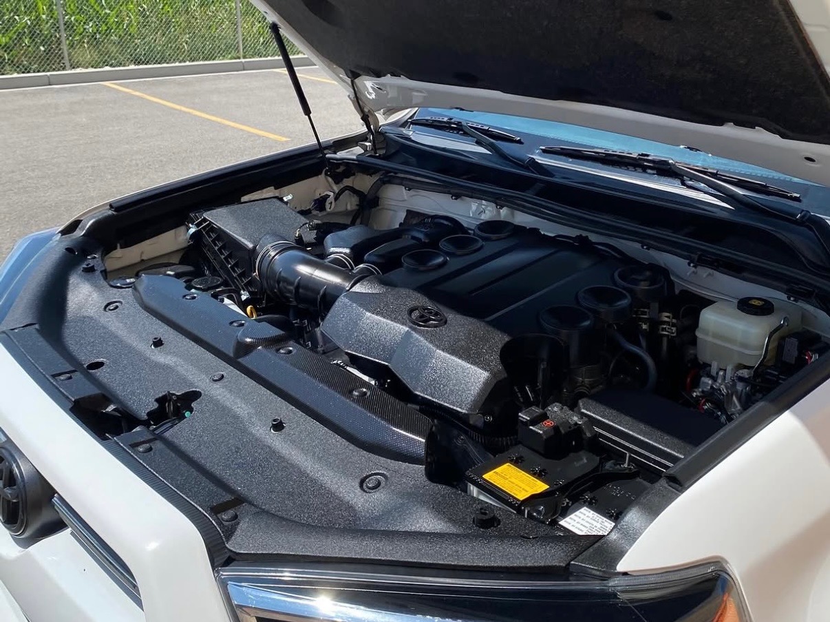 Engine bay after professional detailing Arizona